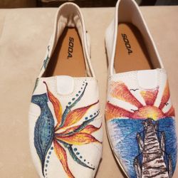 Hand Drawn Shoes