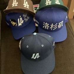 5 Custom LA SnapBack Hats 