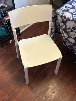 Pair of discontinued stackable IKEA chairs