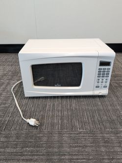 Small white microwave