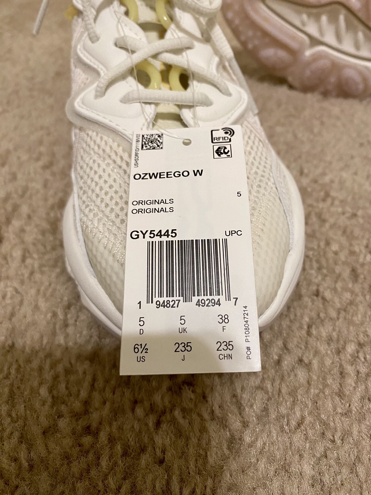 adidas Ozweego Off White Purple Tint