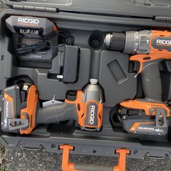Set De Ridgid Taladro Impacto