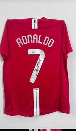 Ronaldo signed jersey