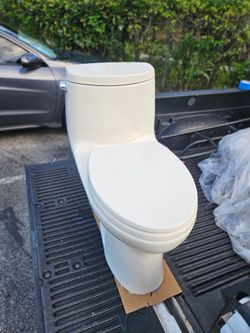 One-Piece Toilet with Seat