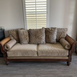 Large Sofa with Matching Side Chair 