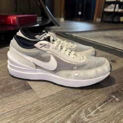 Women's Nike Waffle One White Grey Sneakers 5.5 