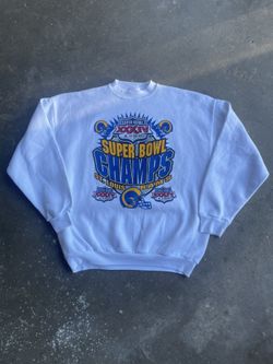 Vintage Tultex 2000 Super Bowl XXXIV Champs St. Louis Rams Crew Neck Size XL