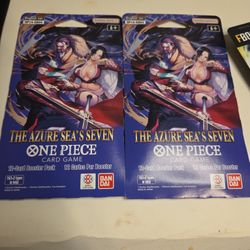 THE AZURE SEAS SEVEN ONE PIECE CARD GAME  PACKS