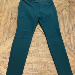 Worthington Modern Fit Size 4 Dark Green Dress Pants