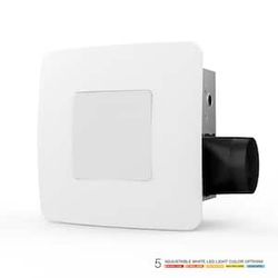 bathroom fan with light 80-110cfm