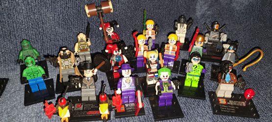 Marvel and Dc lego mini figures