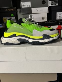 Balenciaga Triple S Lime Green- new condition size 45