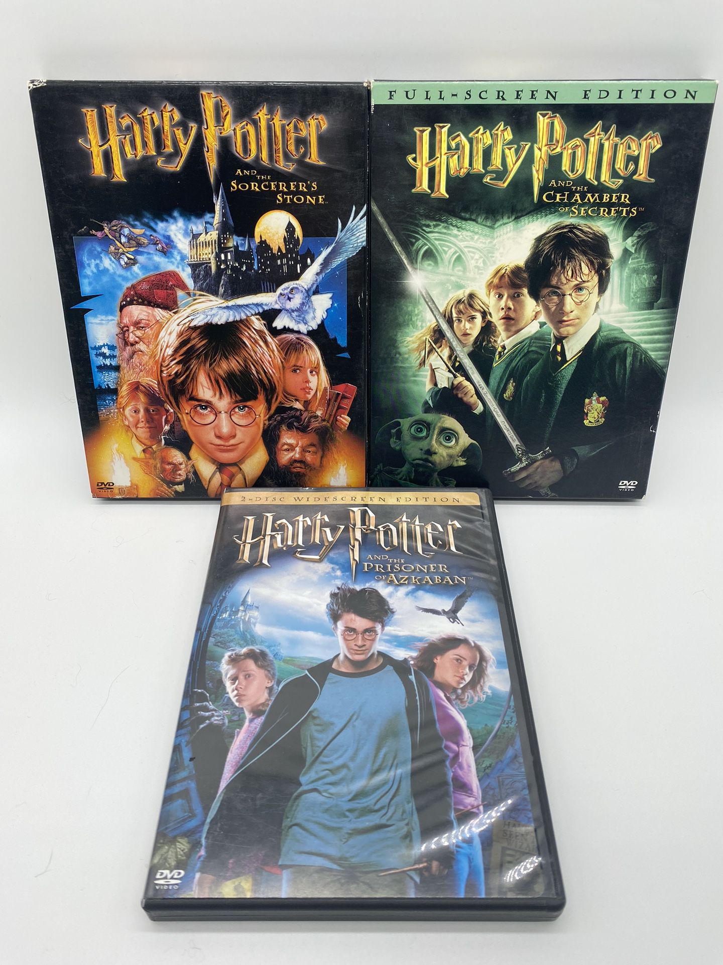 Harry Potter DVDs Years 1-3