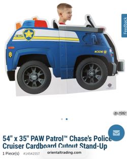 Chase Paw Patrol Carboard Cutout