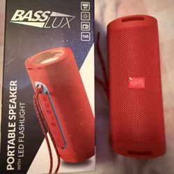 Supersonic Bass Lux Portable Bluetooth Speaker