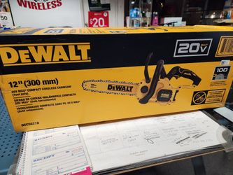 Dewalt 20v Max 12-in Cordless Battery Power Chainsaw