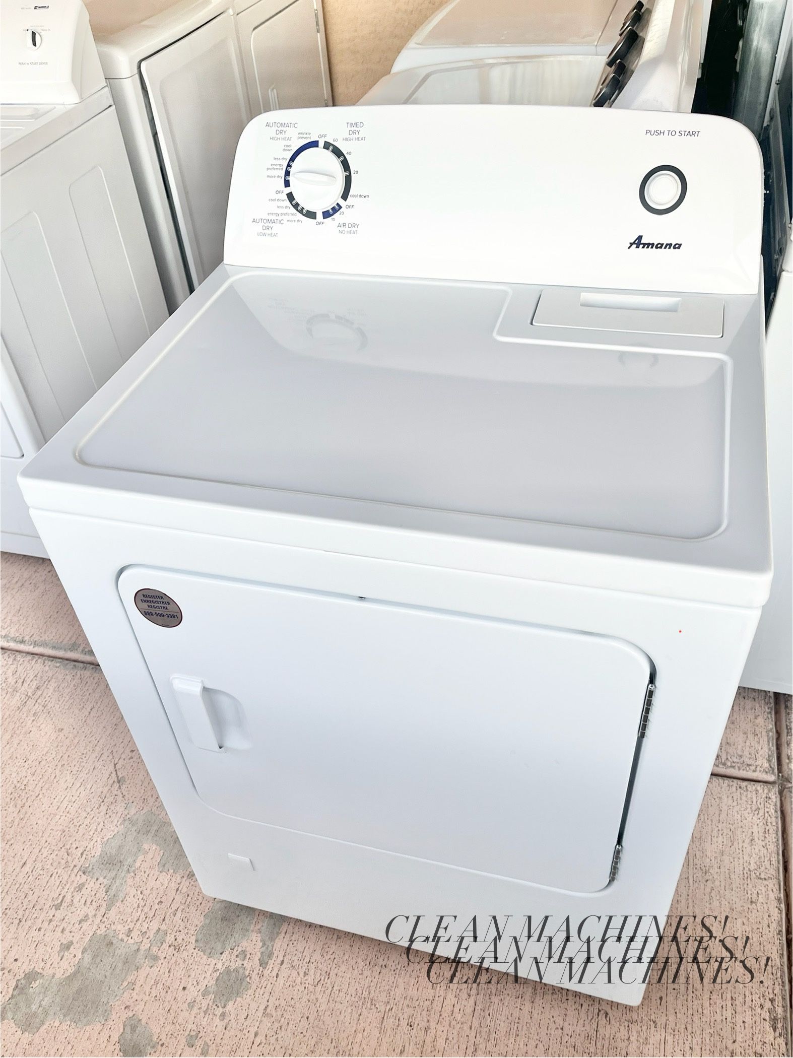 Amana Gas Dryer 90 Day Warranty Some Delivery