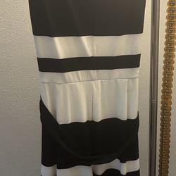 LAUREN Ralph Lauren Dress Size 8. Black & White 