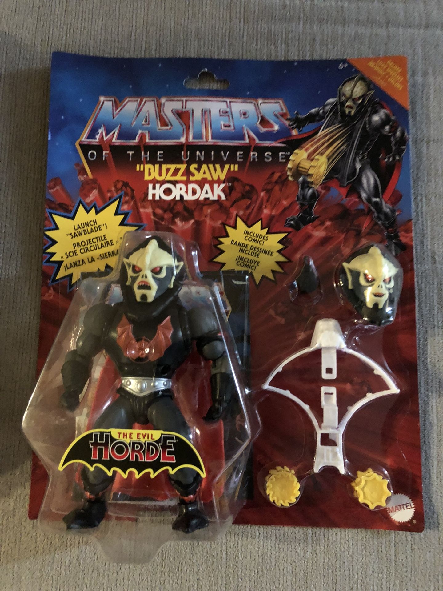 Mattel Masters Of The Universe “buzz Saw” Hordak 