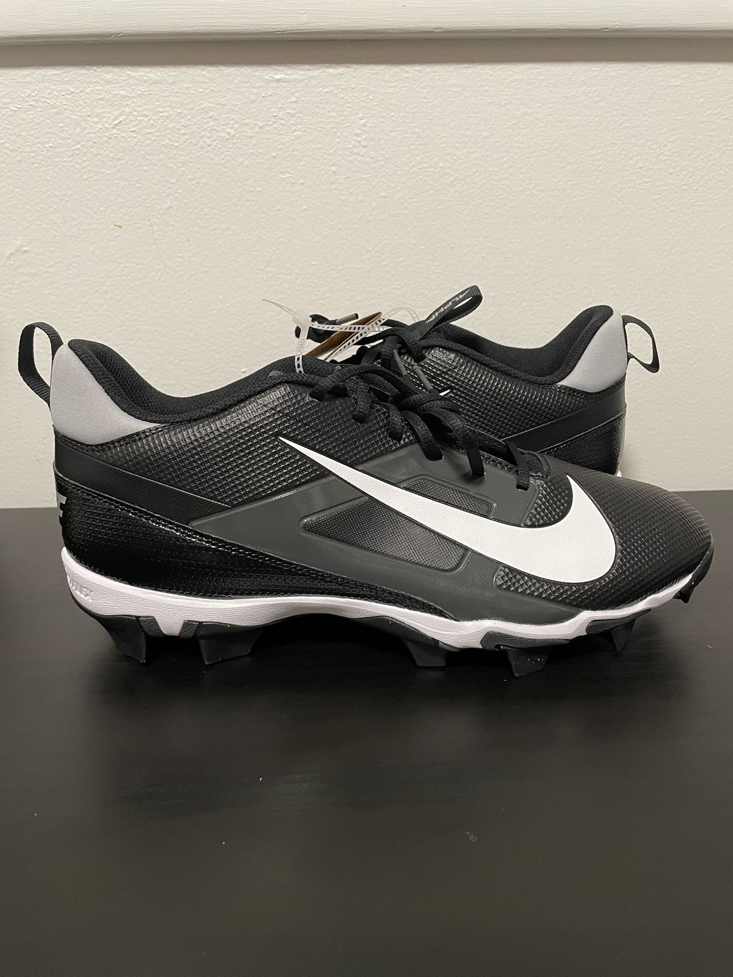 Nike Alpha Menace 4 Shark Football Cleats Mens Size 11.5 Black FQ3875-001 NEW