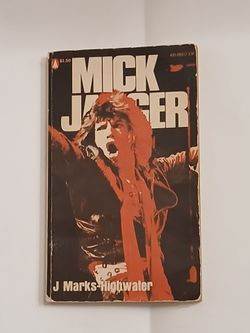 The Rolling Stones • Mick Jagger Vintage paperback Biography 1973 First Edition