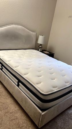 Full Mattress and Bed Frame-Like New