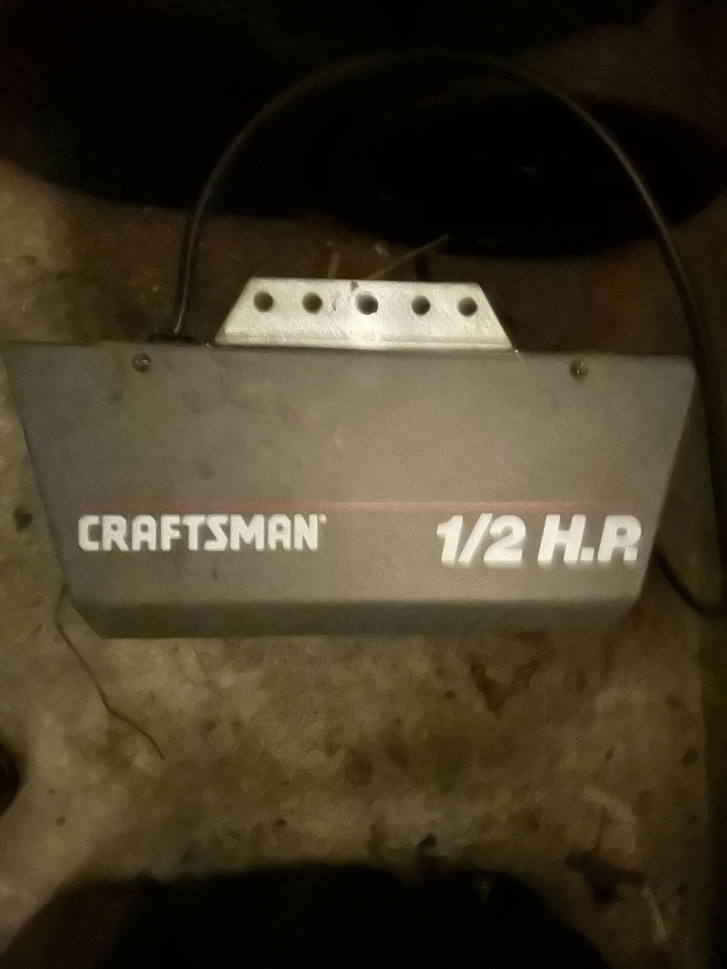 Used Craftsman 1/2hp Garage Door Opener