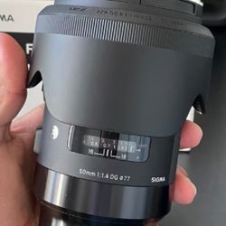 Sigma 50mm F/1.4 Art Lens (Sony E Mount)