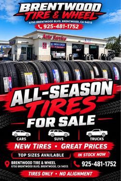 Brand new Toyota tires for sale