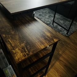 L-shaped desk