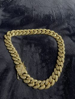 Gold And Diamond Cuban Link