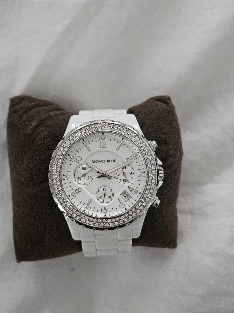 Michael Kors MK-5300 Women's Watch (White)