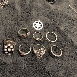 Lot Of All Sterling Silver Jewelry