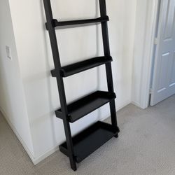 Wooden Bookcase In Black 