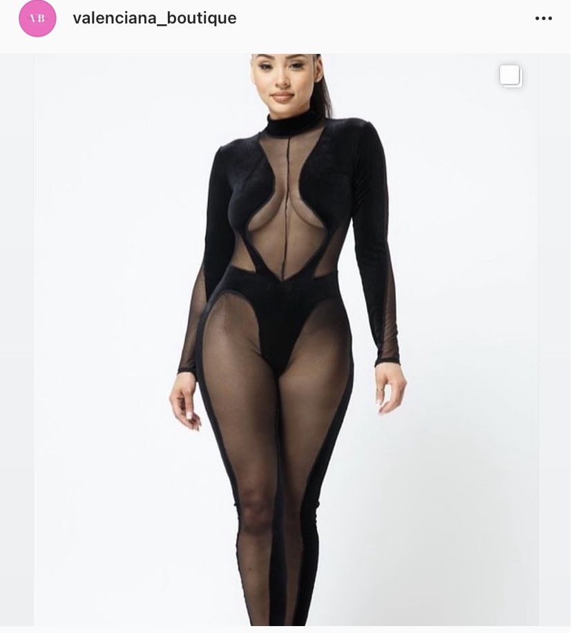 Black Bodysuit Size small & Medium Left