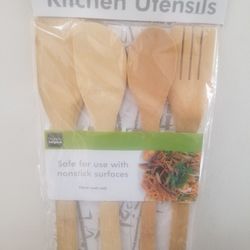 BAMBOO KITCHEN UTENSILS 
