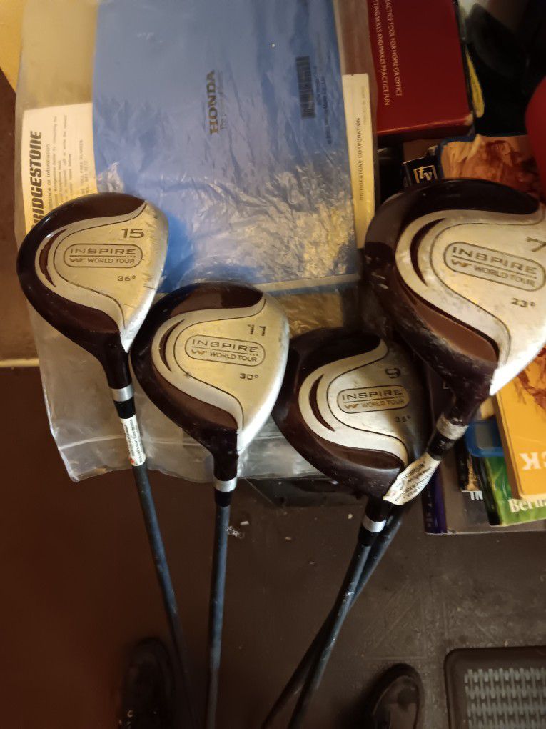 Misc left handed golf clubs