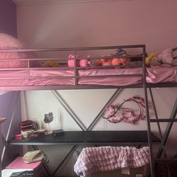 Twin Sized Bunk bed w/ desk