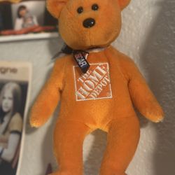 Home Depot Tony Stewart Nascar TY Beanie Baby
