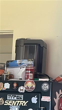 Nespresso machine with stand barely used