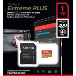 SanDisk EXTREME PLUS 1TB MicroSDXC 