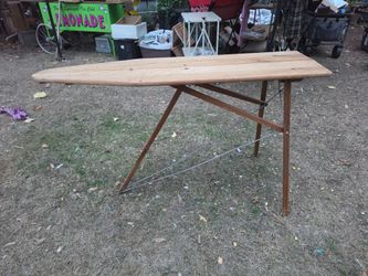 Vintage Wooden Folding Ironing Board – Rustic Farmhouse Decor