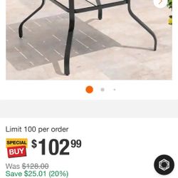 Patio Table Pub Height  New Asking $75  Obo No Chairs But I Do Have Some Pub Height Stools Im Willing To Sell Separately 