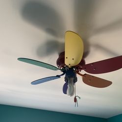 Rainbow 6 blade ceiling fan