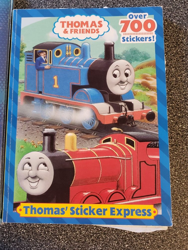 FREE Thomas the Train scrapbook and sticker book