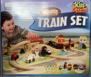 Kids Destiny Wooden Train Set