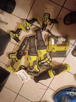 BROKEN TOOLS PARTS ONLY RYOBI $$100