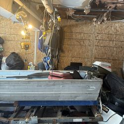 12ft Aluminum Fishing Boat And Trailer