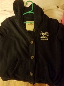 Hollister navy blue jacket