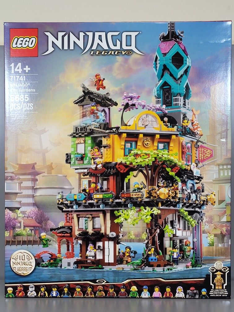Brand New - Sealed Box LEGO NINJAGO Legacy Ninjago City Gardens 71741 - Retired